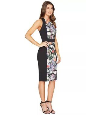 Ted Baker London Akva Kensington Floral BodyCon Dress Size 5 (10/12 US)